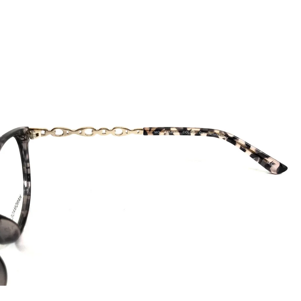 Genevieve Paris Design Eyeglasses Frames Apparent Grey Tortoise/Gold 53-17-140